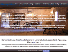 Tablet Screenshot of damprite.ie